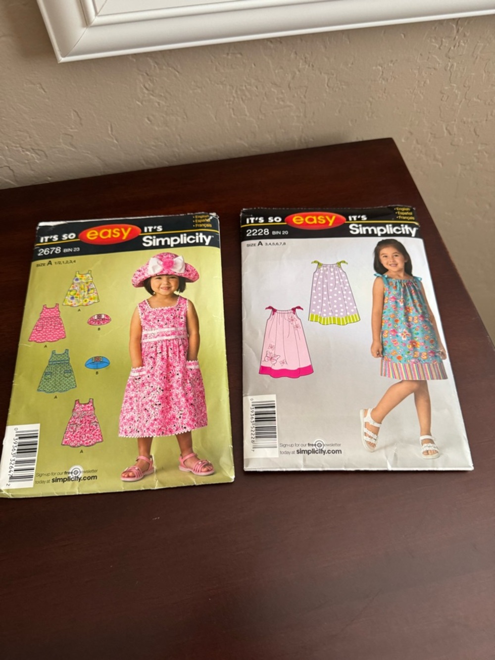 Simplicity kids patterns